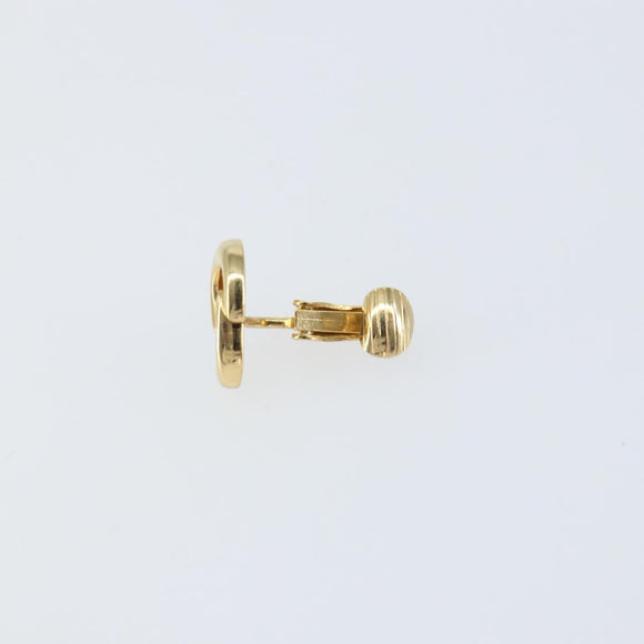Christian Dior Earring metal Gold Auth bs32132