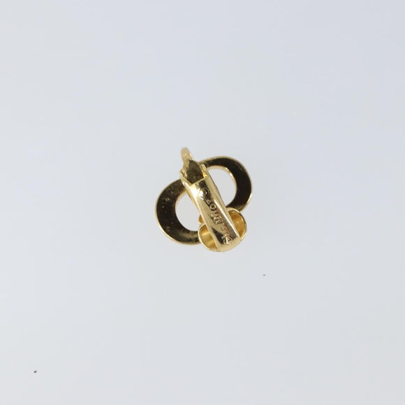 Christian Dior Earring metal Gold Auth bs32132