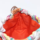 HERMES Foolby 20 Pouch Nylon Multicolor Auth bs32133-20