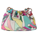 HERMES Foolby 20 Pouch Nylon Multicolor Auth bs32133-13