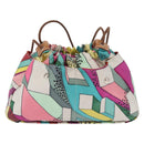 HERMES Foolby 20 Pouch Nylon Multicolor Auth bs32133-2