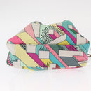 HERMES Foolby 20 Pouch Nylon Multicolor Auth bs32133-5