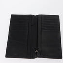 FENDI Zucca Canvas Long Wallet Black Brown Auth bs32134-8