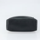 GUCCI Bamboo Hand Bag Leather Navy gold 000 3444 0575 Auth bs32136-9