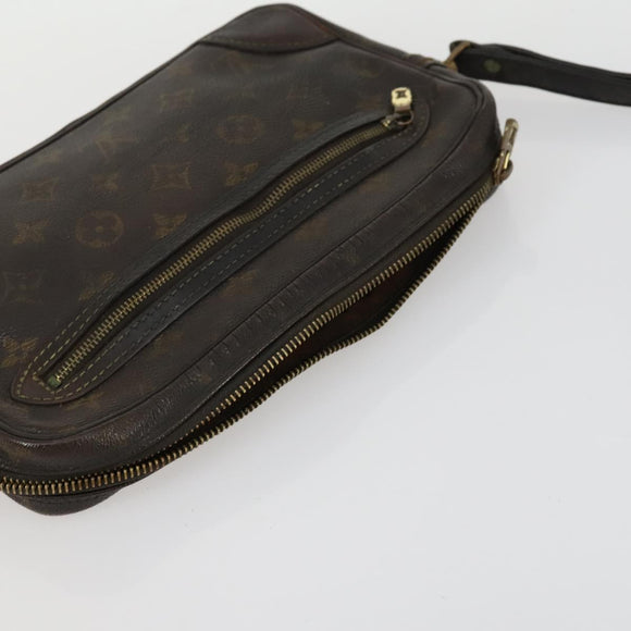 LOUIS VUITTON Monogram Clutch Bag 2 Set LV Auth bs32138