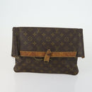 LOUIS VUITTON Monogram Clutch Bag 2 Set LV Auth bs32138-2
