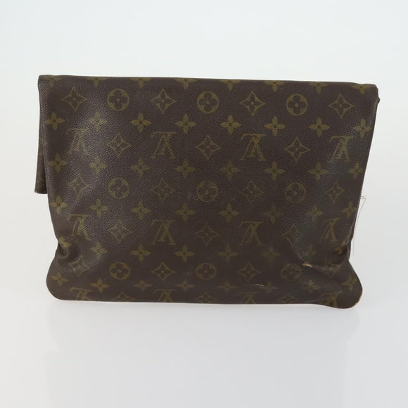 LOUIS VUITTON Monogram Clutch Bag 2 Set LV Auth bs32138