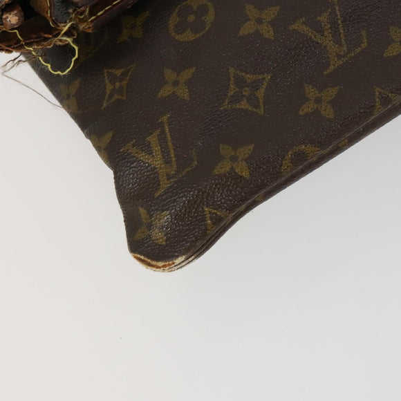 LOUIS VUITTON Monogram Clutch Bag 2 Set LV Auth bs32138