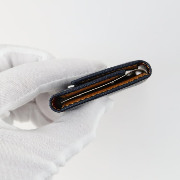 CARTIER Celine Clutch Bag Leather 3 Set Bordeaux Navy Auth bs32139