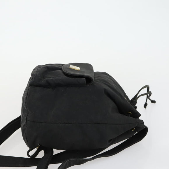 BALLY Shoulder Bag Nylon PVC 2 Set Black Auth bs32141