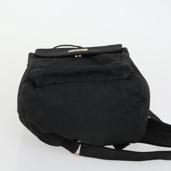 BALLY Shoulder Bag Nylon PVC 2 Set Black Auth bs32141