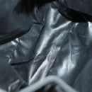 BALLY Shoulder Bag Nylon PVC 2 Set Black Auth bs32141-18