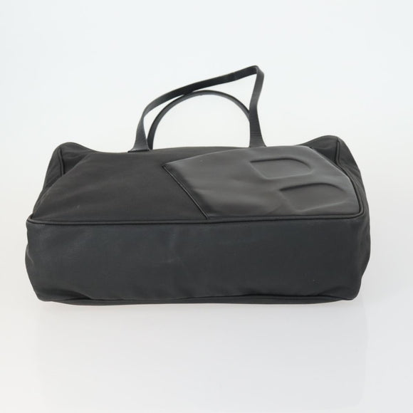 BALLY Shoulder Bag Nylon PVC 2 Set Black Auth bs32141