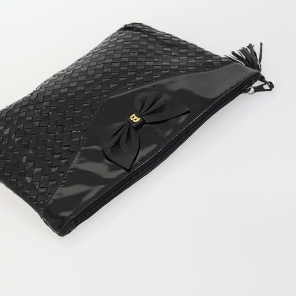 BALLY Hand Bag Leather PVC Canvas 4 Set Beige Black Brown Auth bs32143