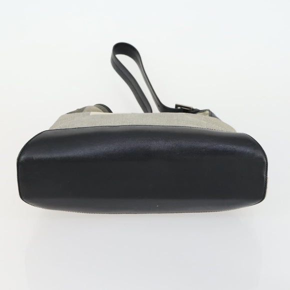 BALLY Hand Bag Leather PVC Canvas 4 Set Beige Black Brown Auth bs32143