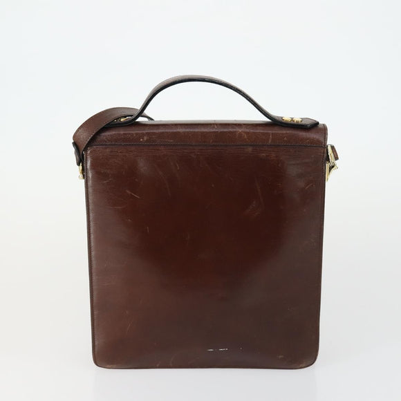 BALLY Hand Bag Leather PVC Canvas 4 Set Beige Black Brown Auth bs32143