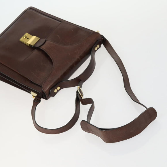 BALLY Hand Bag Leather PVC Canvas 4 Set Beige Black Brown Auth bs32143