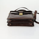 BALLY Hand Bag Leather PVC Canvas 4 Set Beige Black Brown Auth bs32143-6