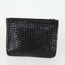 BALLY Hand Bag Leather PVC Canvas 4 Set Beige Black Brown Auth bs32143-9