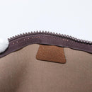 GUCCI GG Plus Supreme Clutch Bag PVC Beige Gold Auth bs32146-14