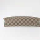 GUCCI GG Plus Supreme Clutch Bag PVC Beige Gold Auth bs32146-7