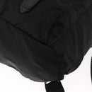 PRADA Rucksack Nylon Schwarz Silber Authentisch bs32149-16