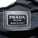 PRADA Rucksack Nylon Schwarz Silber Authentisch bs32149-20