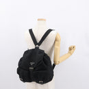 PRADA Rucksack Nylon Schwarz Silber Authentisch bs32149-24