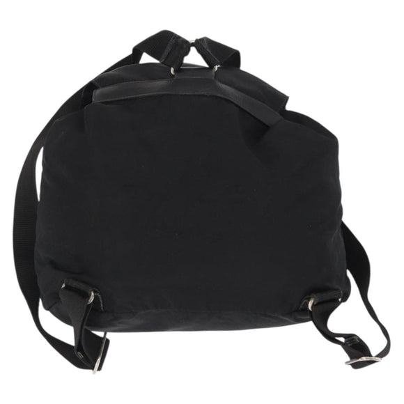 PRADA Rucksack Nylon Schwarz Silber Authentisch bs32149