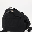 PRADA Rucksack Nylon Schwarz Silber Authentisch bs32149-3