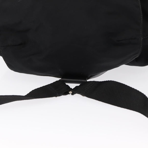 PRADA Rucksack Nylon Schwarz Silber Authentisch bs32149