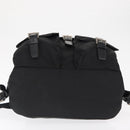 PRADA Backpack Nylon Black Silver Auth bs32150-5