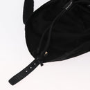 PRADA Backpack Nylon Black Silver Auth bs32150-22