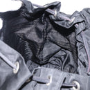 PRADA Backpack Nylon Black Silver Auth bs32150-25