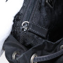 PRADA Backpack Nylon Black Silver Auth bs32150-26