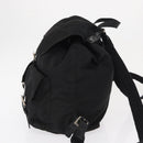 PRADA Backpack Nylon Black Silver Auth bs32150-3