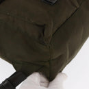 PRADA Backpack Nylon Khaki Silver Auth bs32151-12