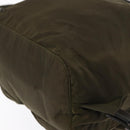 PRADA Backpack Nylon Khaki Silver Auth bs32151-15