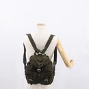 PRADA Backpack Nylon Khaki Silver Auth bs32151-29