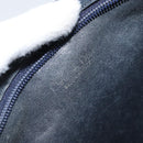 Christian Dior Trotter Canvas Shoulder Bag Navy Gold Auth bs32154-11