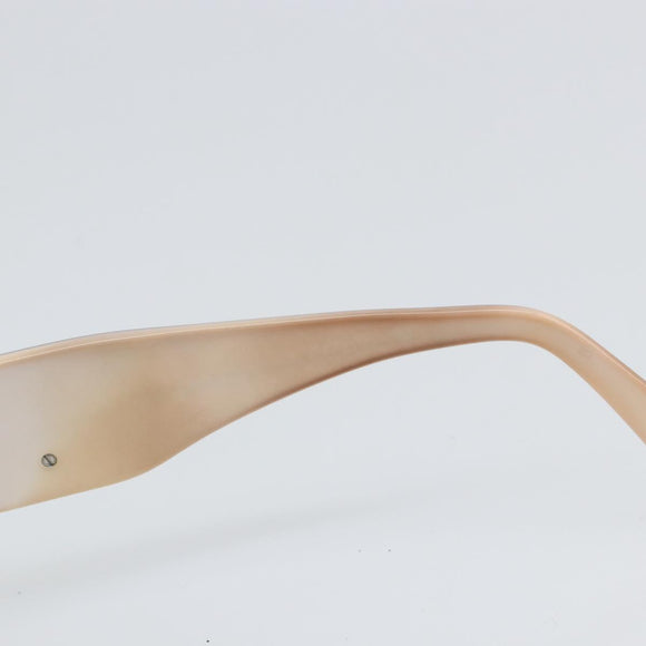 CHANEL Sunglasses plastic White CC Auth bs32159