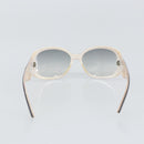 CHANEL Sunglasses plastic White CC Auth bs32159-2