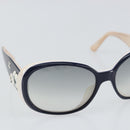 CHANEL Sunglasses plastic White CC Auth bs32159-5