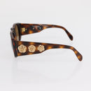 CHANEL Sunglasses plastic Brown CC Auth bs32160-7