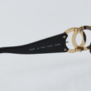 CHANEL Sunglasses plastic Black CC Auth bs32162-11