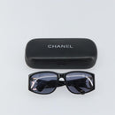 CHANEL Sunglasses plastic Black CC Auth bs32162-12