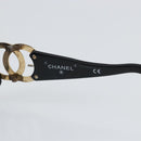 CHANEL Sunglasses plastic Black CC Auth bs32162-9