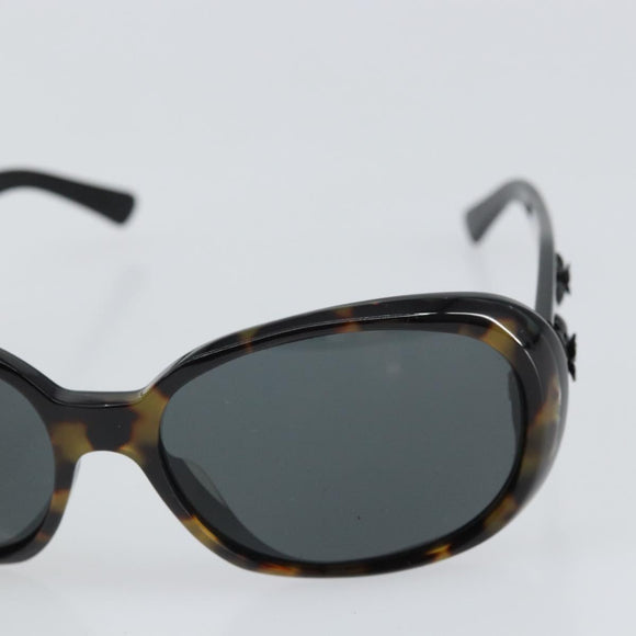 CHANEL Sunglasses plastic Brown CC Auth bs32163