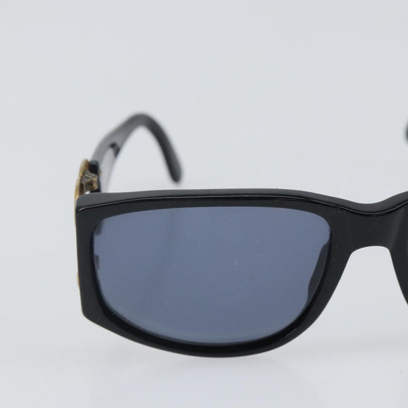 CHANEL Sunglasses plastic Black CC Auth bs32164