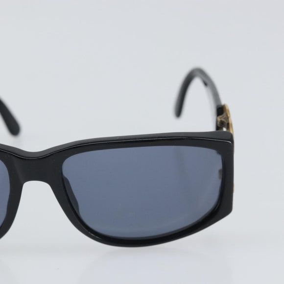 CHANEL Sunglasses plastic Black CC Auth bs32164